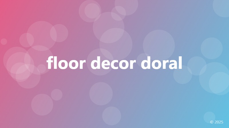 floor decor doral