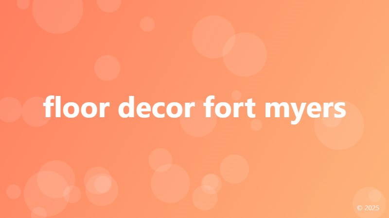 floor decor fort myers