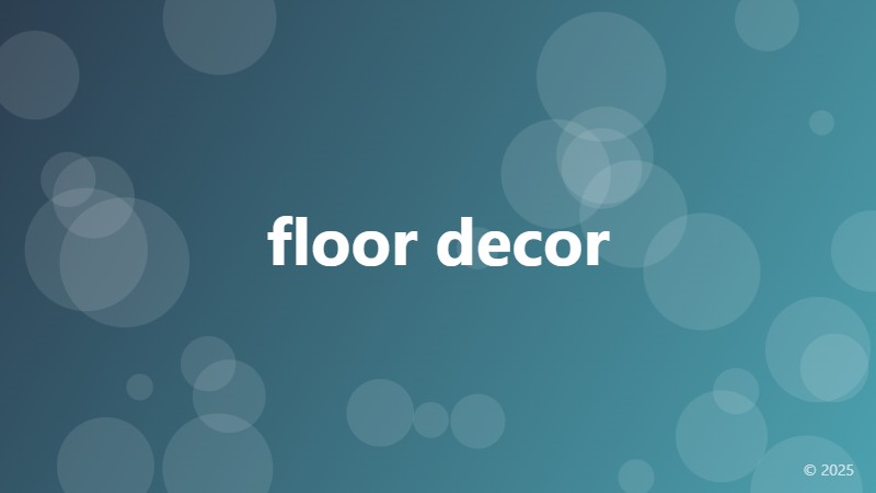 floor decor